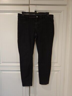 High-Rise Black Women's Stretch Jeans